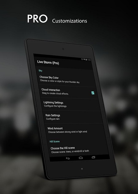 暴风雨动态壁纸(Live Storm Wallpaper - Pro) v1.0.1 安卓版1