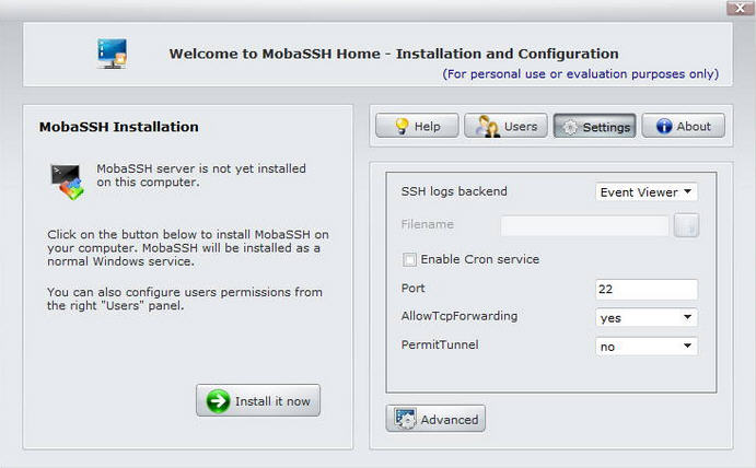 MobaSSH服务器 v1.5 免费版0