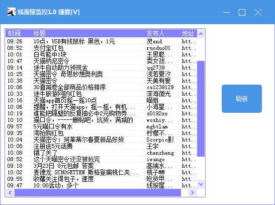 賺客吧線報(bào)屋監(jiān)控 v1.0 官方綠色版 0