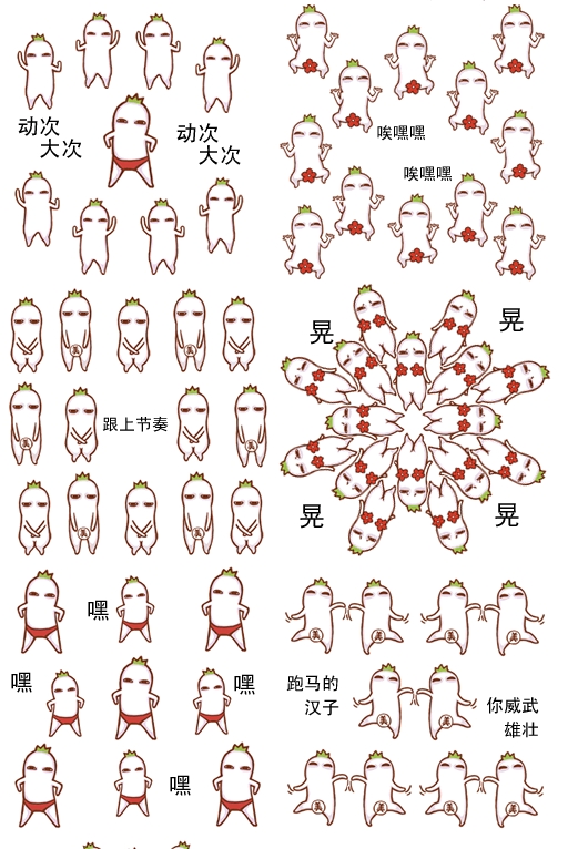 羅羅布集體舞qq表情包  0