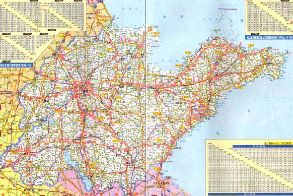 山东省高速公路地图高清版 jpg格式0