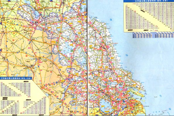 江苏省高速公路地图高清版 jpg格式0