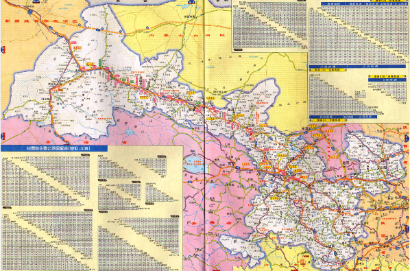 甘肅省高速公路地圖高清版 jpg大圖版 0