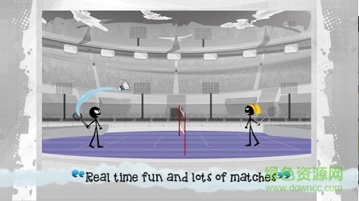 火柴人羽毛球手機(jī)游戲(Stickman Badminton)1