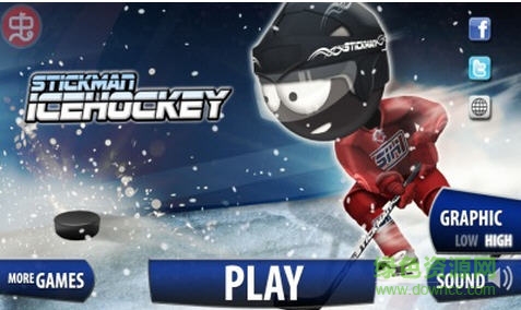 火柴人冰球中文完整版(Stickman Ice Hockey) v2.4 安卓版 1