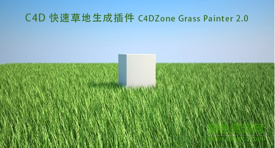 C4D草地快速生长插件(C4DZone Grass Painter) v2.0 官方最新版0