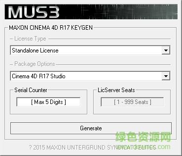 cinema 4d r17注册机 附安装序列号0