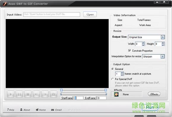 Aoao SWF to GIF Converter(SWF转换为GIF) v2.9 绿色特别版0