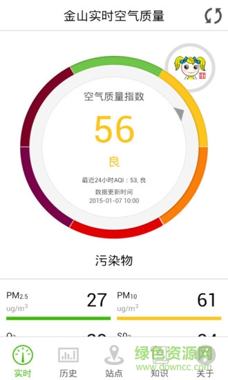 上海金山空气质量指数 v1.1 安卓版2