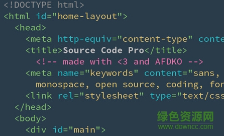 Adobe开源等宽字体(source code pro) 免费版0