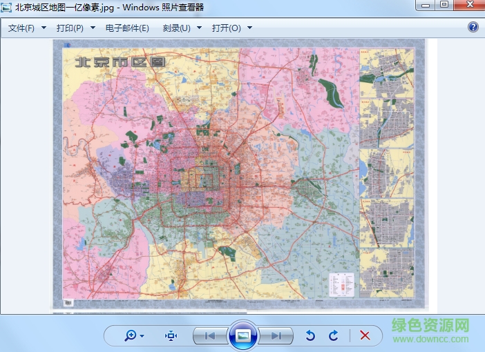 北京城區(qū)地圖一億像素 jpg超高清版 0