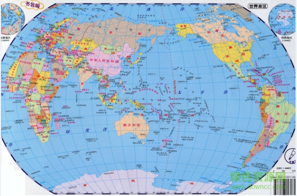 世界地图书包版 jpg高清全图0