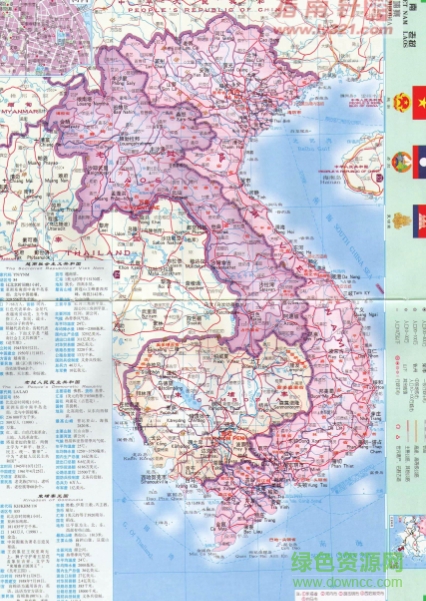 柬埔寨地图高清中文版 jpg大图版0