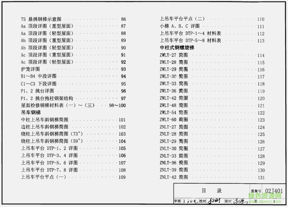 03j401钢梯图集 pdf高清版0