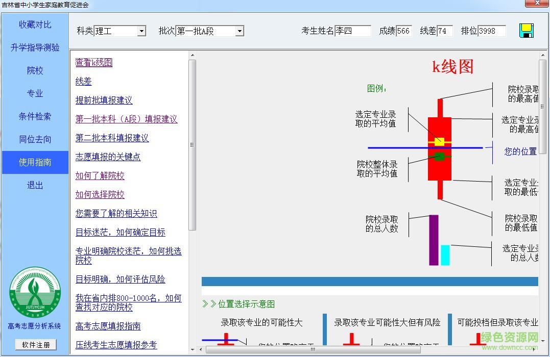 吉林省高考志愿分析系统 v1.0 官方版0