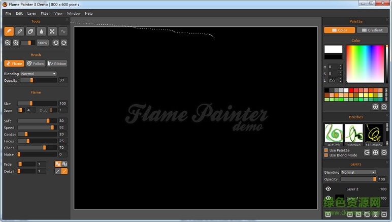 flame painter3(图像作图创意软件) v3.2 绿色免费版0