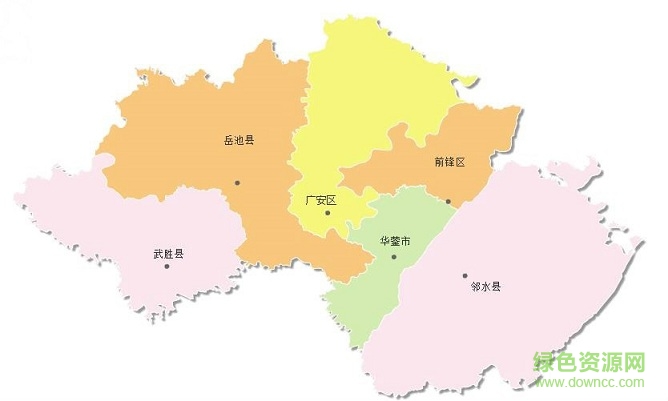 广安市地图全图高清版