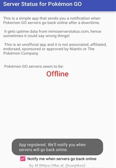 pokemon go服务器状态手机版(server status for pokemon go) v1.1 安卓版2