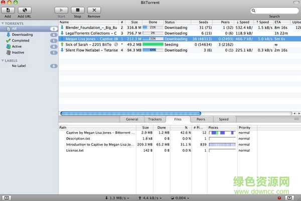 Bittorrent种子下载mac版 v7.4.3.43797 官方苹果电脑版0
