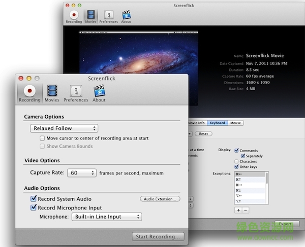 screenflick for mac(屏幕录像) v2.7.16 苹果电脑版0