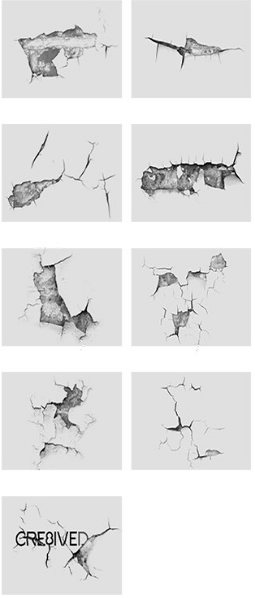9款墻面裂痕筆刷  0