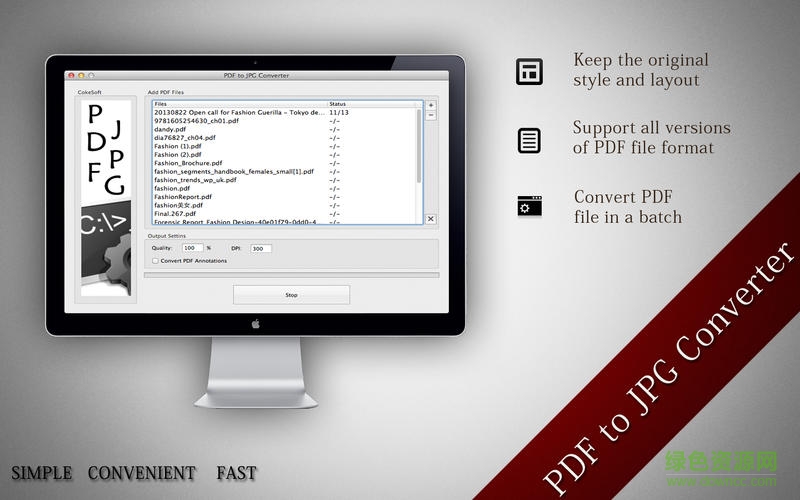 PDF to JPG mac版 v1.6.1 苹果电脑版0