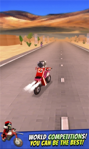 越野方块摩托车手机修改版(Dirtbike Survival Block Motos) v2.6.0 安卓版0