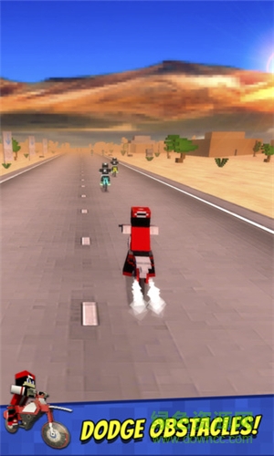 越野方块摩托车手机修改版(Dirtbike Survival Block Motos) v2.6.0 安卓版3