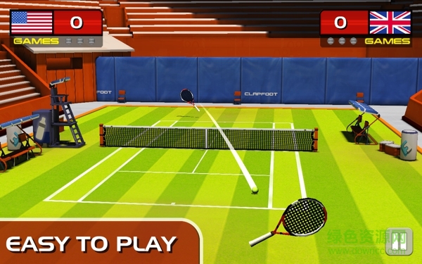3D网球大赛中文修改版(Play Tennis) v2.1 安卓版3