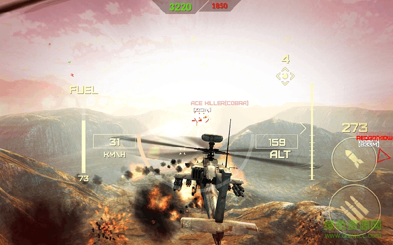 世界级武装直升机游戏修改版 v1.1 安卓无限金币版2