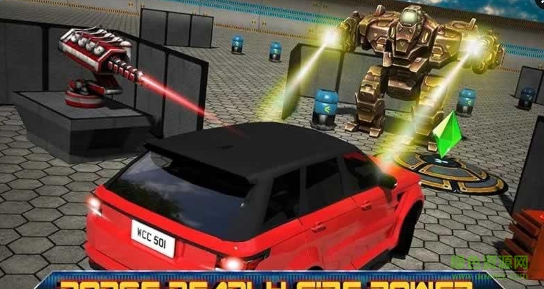 汽车vs机器人毁灭赛单机版 v1.0 安卓无限金币版2
