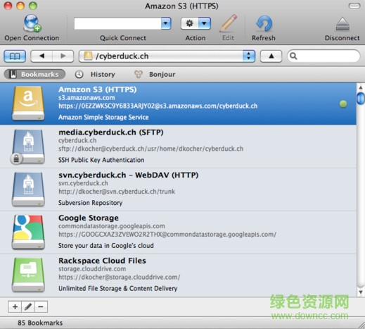Cyberduck for mac( 开源免费FTP客户端) v5.0.11 苹果电脑版0