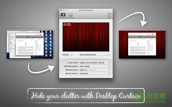 Desktop Curtain mac版(桌面图标隐藏) v3.0.6 苹果电脑版0