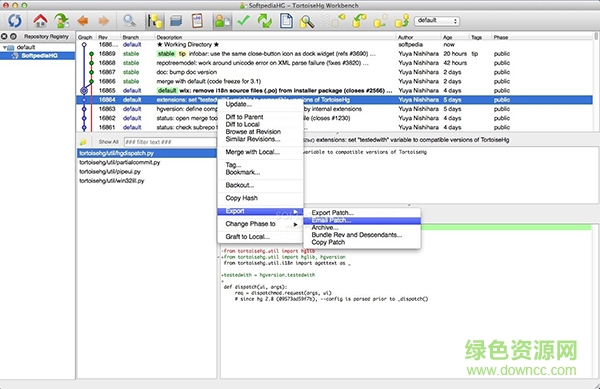 TortoiseHg mac版(源代码管理) v3.9.0 苹果电脑版0