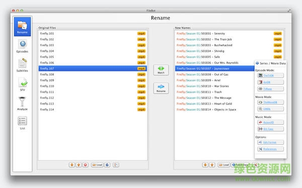 FileBot for mac(文件批量命名) v4.7.2 苹果电脑版0