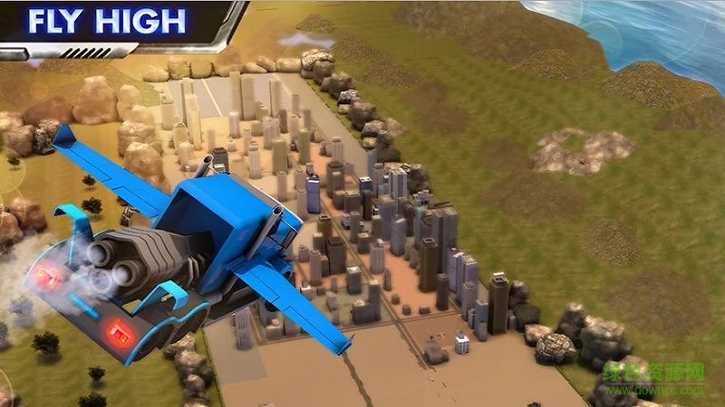现代卡丁车飞行(Modern Flying Truck Sim 3D) v1.1 安卓版3
