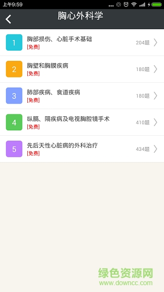 胸心外科高級(jí)職稱(chēng)總題庫(kù) v3.4.0 安卓版 2