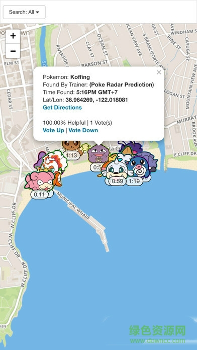 Pokémap Live精靈寶可夢go精靈 v1.0 安卓版 0