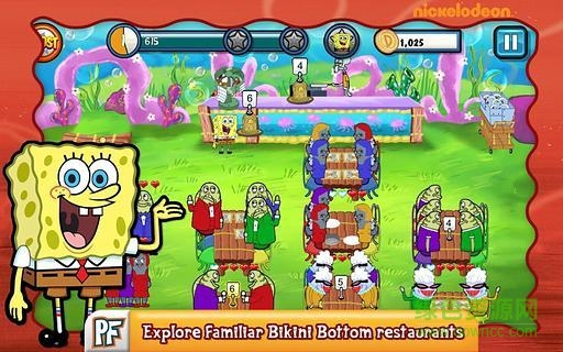 海绵宝宝餐厅(SpongeBob Diner Dash) v3.25.3 安卓全解锁中文版1