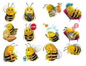 蜜蜂文件夹图标素材