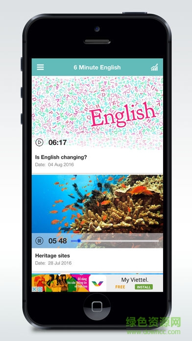 6 Minute English app