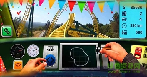 模拟过山车内 购破 解版(Rollercoaster) v1.5 安卓中文版1