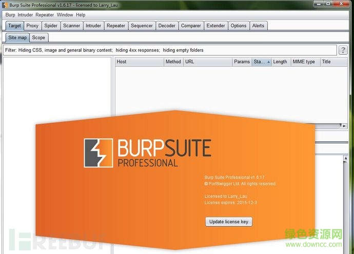 BurpSuite最新正式版 v1.7.13 免费版1