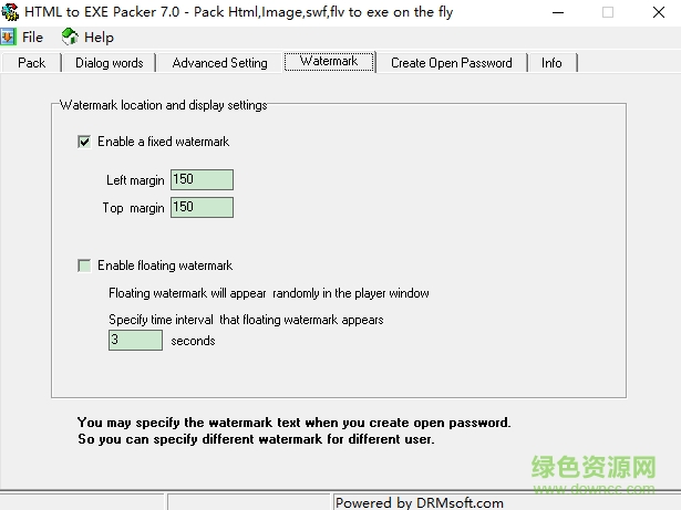 html打包成exe工具(HTML TO EXE PACKER) v7.0 绿色版0