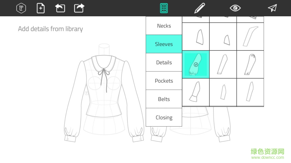 Fashion Design FlatSketch app