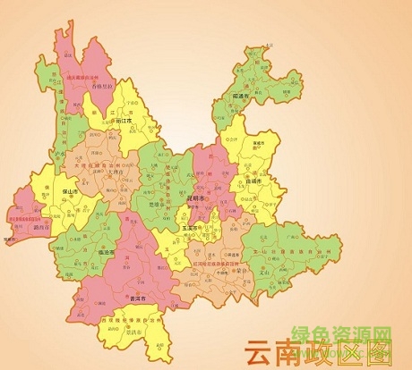 云南省电子地图高清版大图 可缩放版0