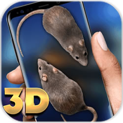3D大鼠在屏幕上(手机屏幕上养老鼠)