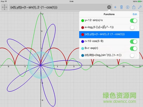 mathgraphics中文正式版(图形计算器 Mathlab) v4.12 安卓版3
