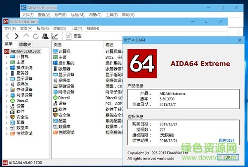 aida64中文正式版 v6.60.5900 绿色版 0