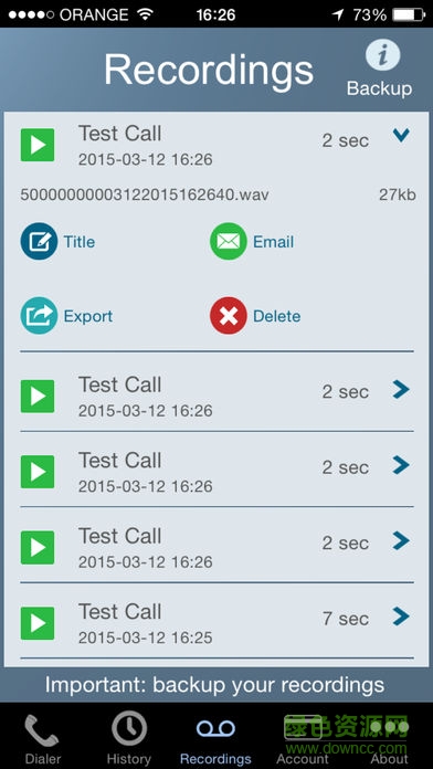 callrecorder完美ios v10.1 iphone手机版3